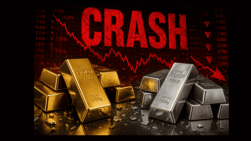 Gold Plunges Rs 2,000, Silver Crashes Rs 5,000 Is a Bigger Crash Coming Next
