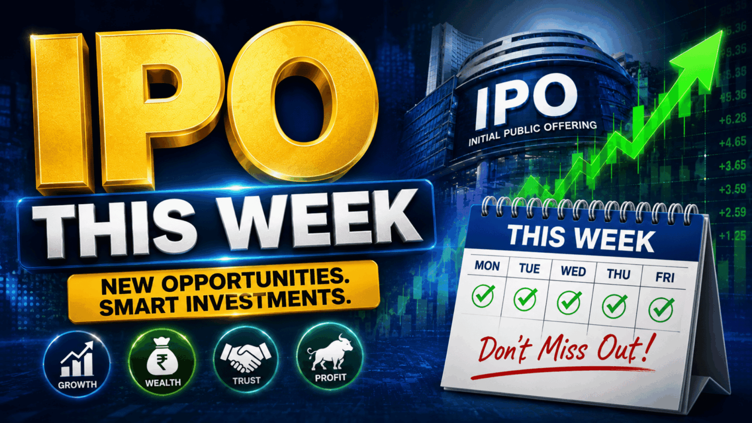 3 New IPOs Opening This Week