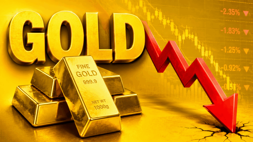 Gold Plummets by rs 2,000
