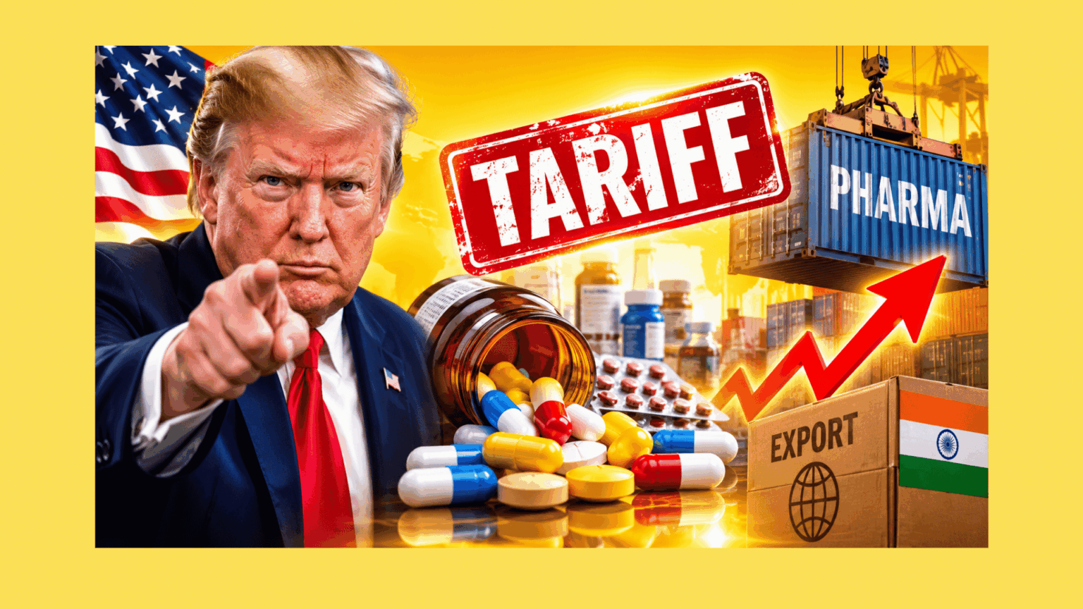 Trump Announces Phased Tariff of Up to 200% on Generic Drugs