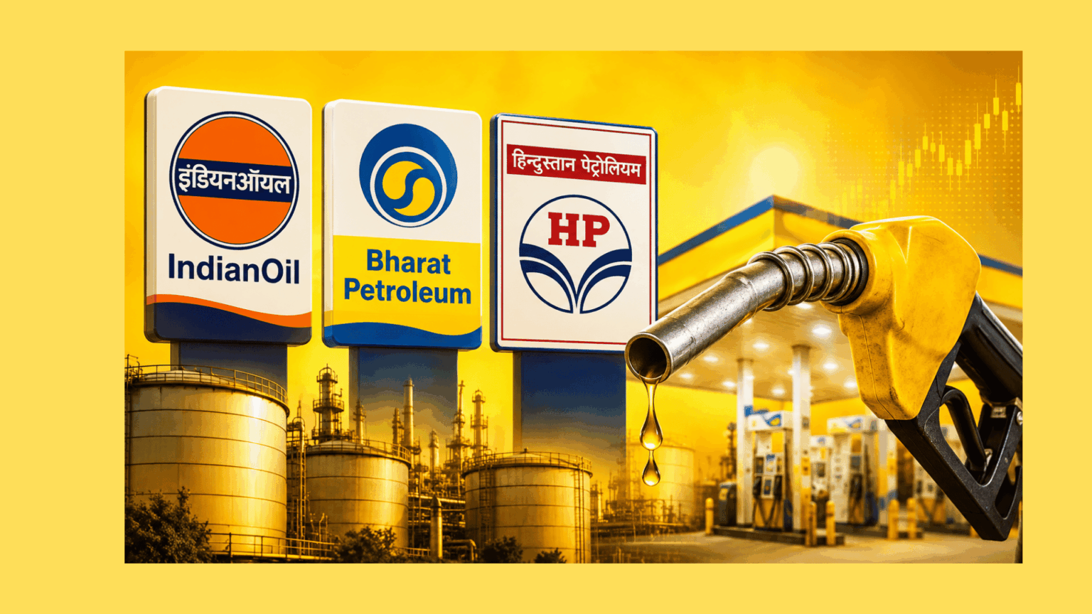 Crude oil price chart showing drop below $82 per barrel amid Iran-US talks and Indian oil PSU losses