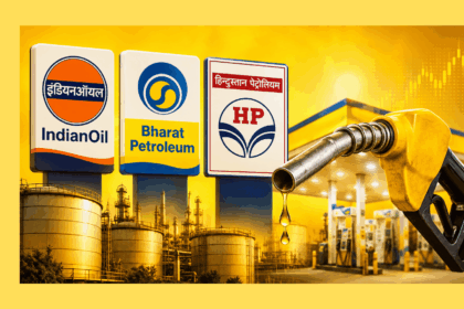Crude oil price chart showing drop below $82 per barrel amid Iran-US talks and Indian oil PSU losses