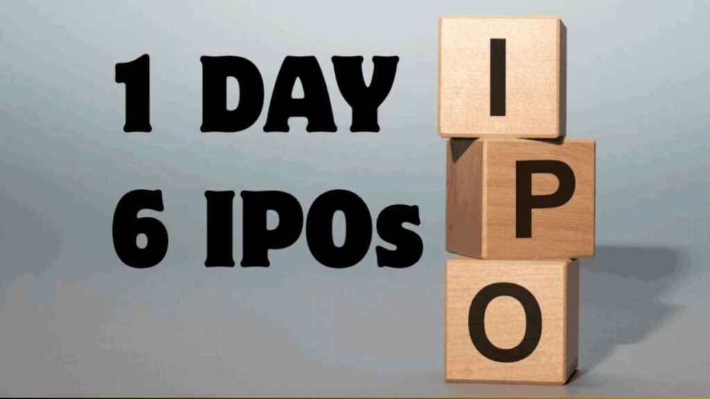 "After 30 Years, 6 IPOs Hit the Market on the Same Day — Companies Eye ₹4,510 Crore"